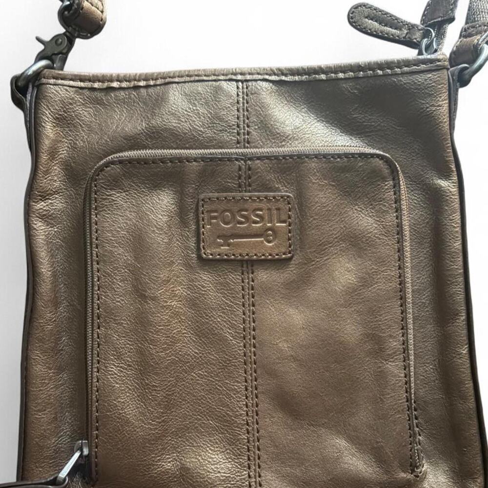 Vintage y2k fossil brown leather